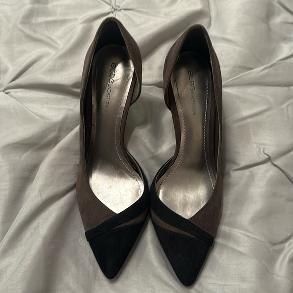 Brand new without tag beautiful swede heels - Picture 1 of 5